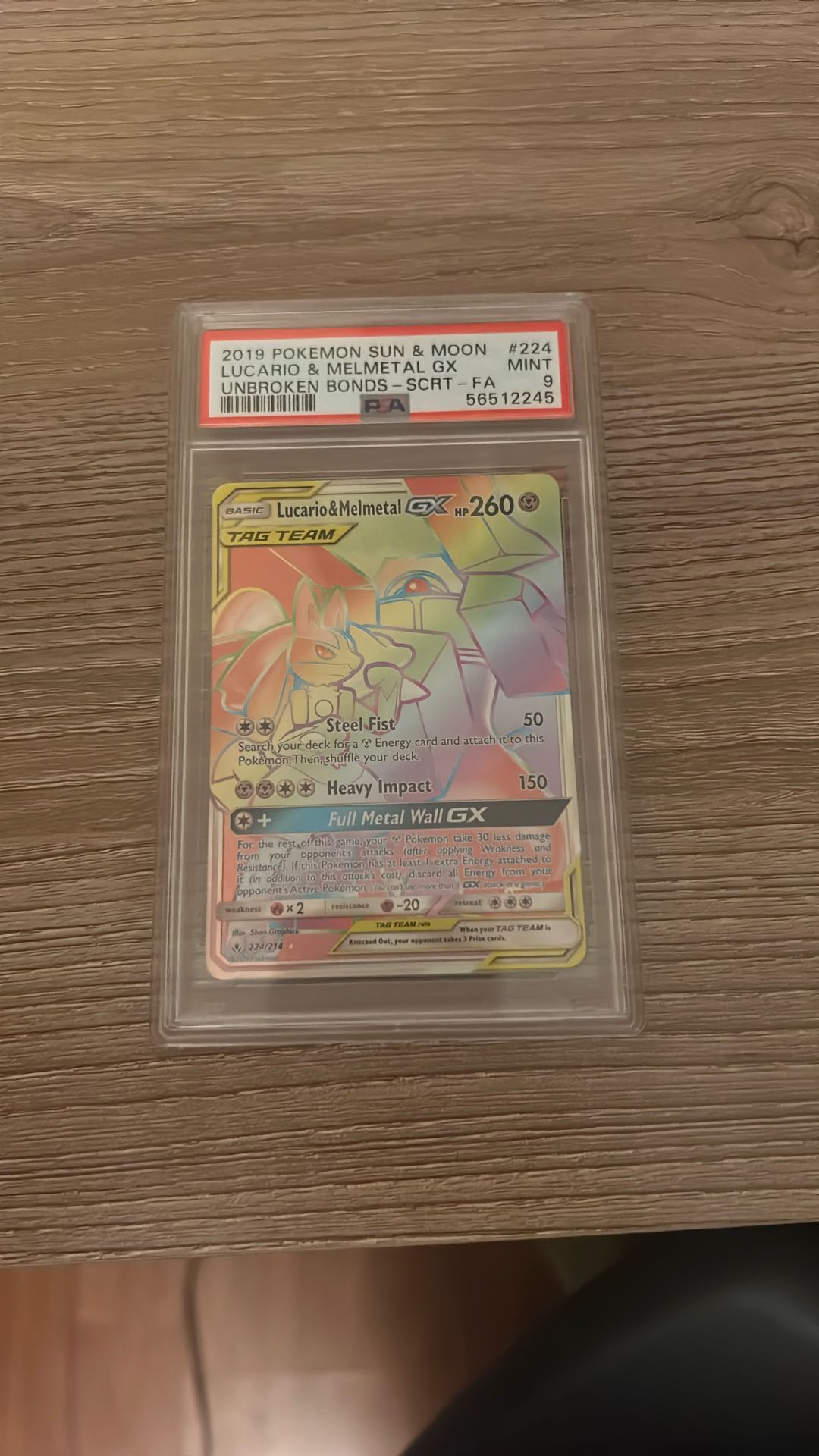 2019 Pokemon Unbroken Bonds Lucario And Melmetal GX