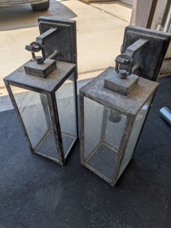 Modern large outdoor wall lights