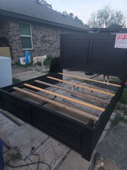 Queen bed frame