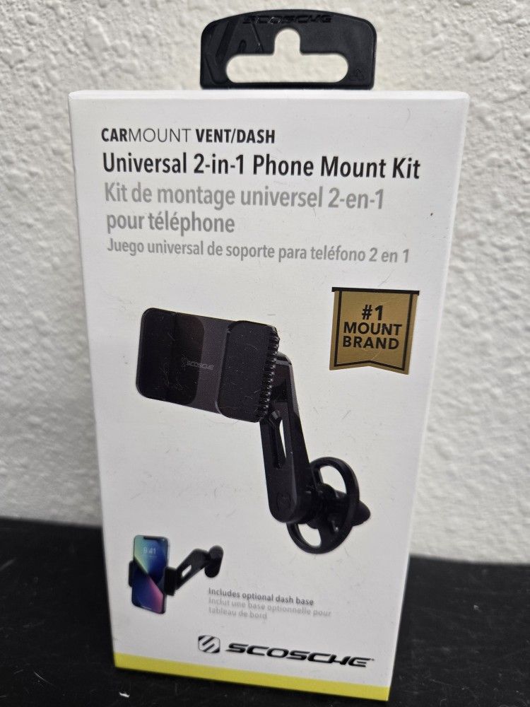 SCOSCHE 2-IN-1 PHONE KIT