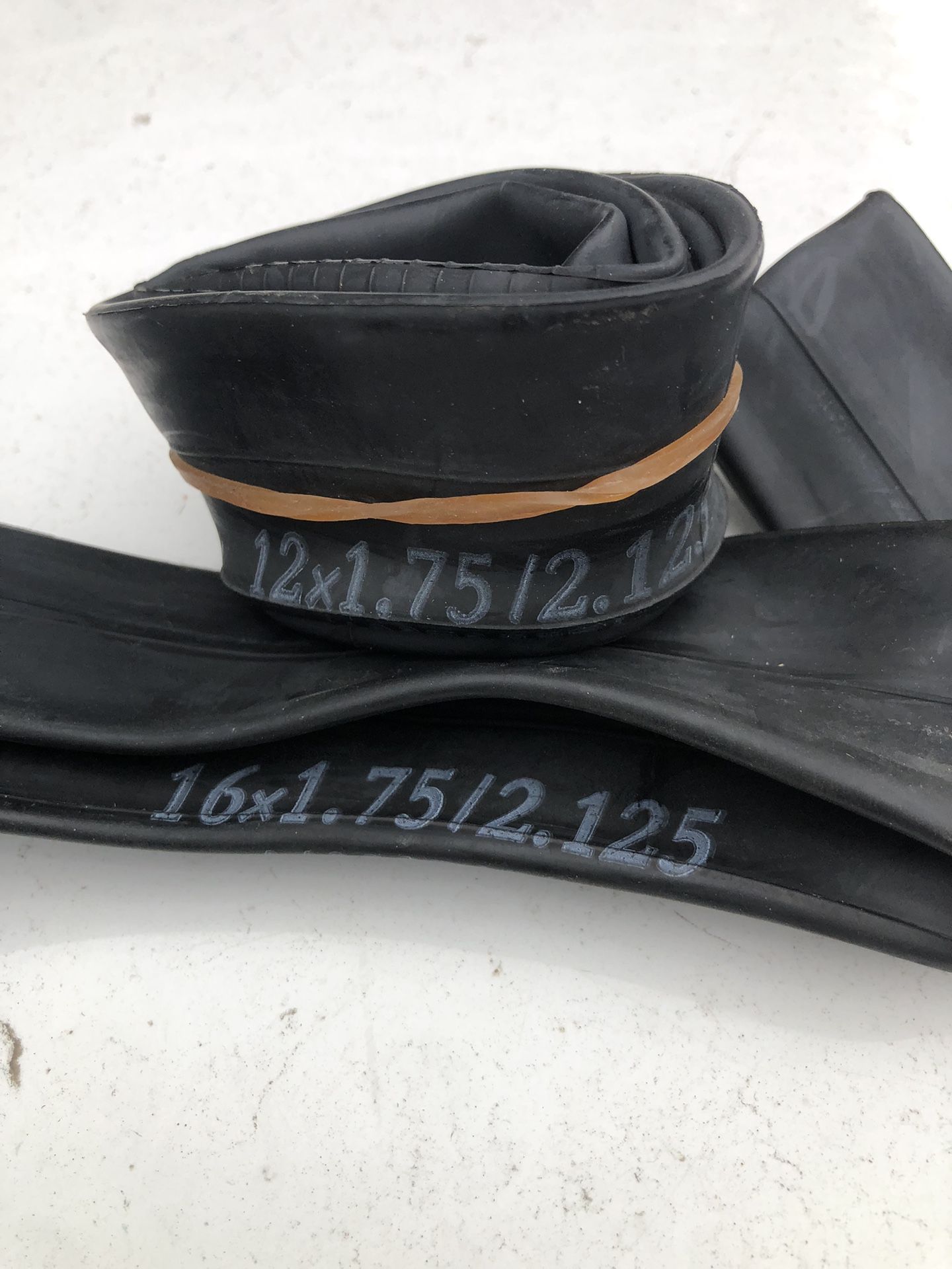 Bike Tubes 16” and 12” New $2 EACH