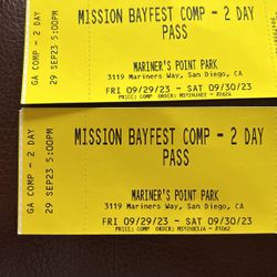 Bayfest 2-Day Tickets 