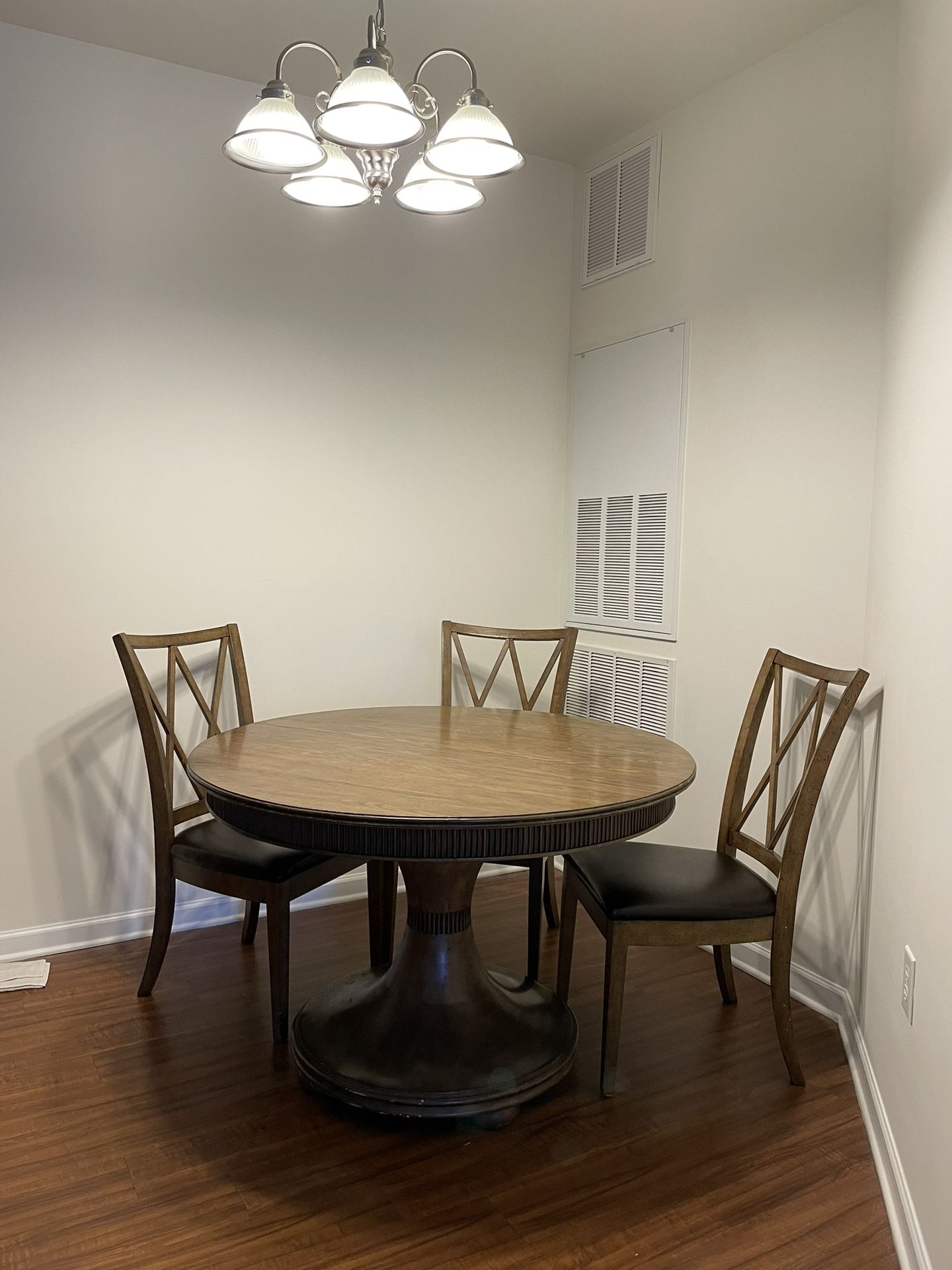 Solid Wood Table and Chairs