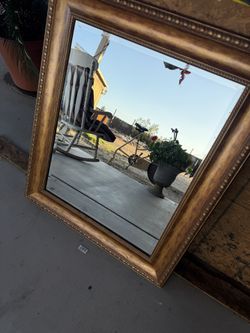 Gold Frame Mirror