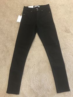 *New* High Waist Black Skinny Jeans