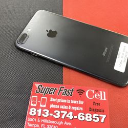 ⌚️⌚️⌚️iPhone 7 Plus 32gb Fsctory Unlcked With Warranty 
