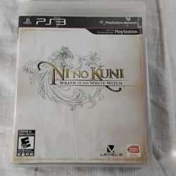 PS3 Game Action Adventure Ni No Kuni Wrath Of The White Witch