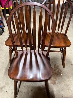 Hardwood dining side chairs