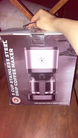 5 Cup Stainless Steel Drip Coffee Maker