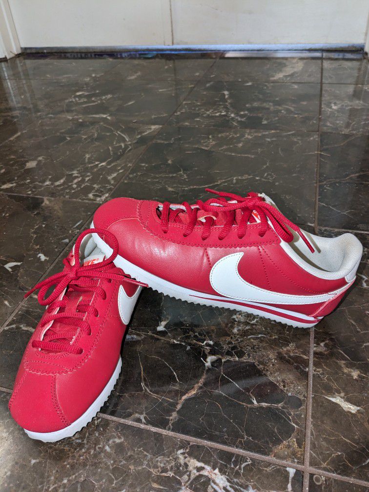 Red Nike Cortez 5Y=6.5 Women's Shoes