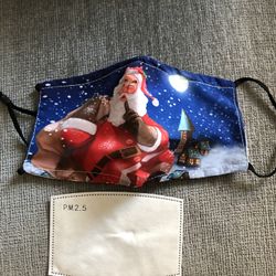 Santa Claus Christmas COVID Mask Brand New Never Used Or Wash Still In Original Packaging