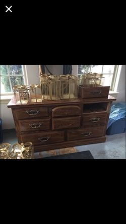 Wood dresser