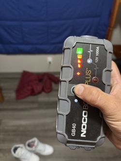 NOCO 1,000 Amps 12 Volt Boost Plus UltraSafe Lithium Jump Starter GB40