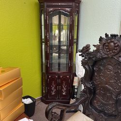 Chinese Display Cabinet Set (2 Pieces)