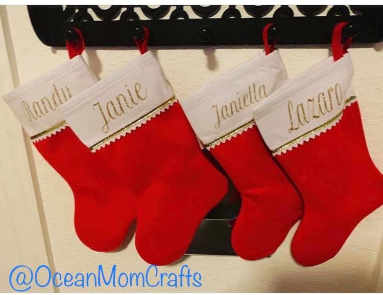 Personalized Christmas Santa stockings