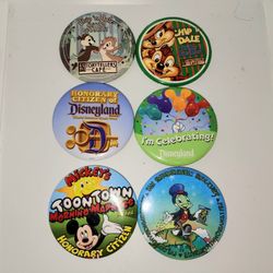 lot of Disneyland pins both vintage and new