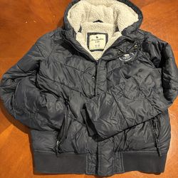 Abercrombie puffer coat kids size 13/14