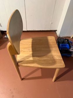 Set of 2 Modern Solid Wood Dining Chair