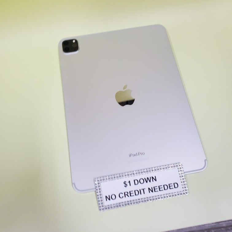Apple IPad Pro 11inch 4th Gen M2 Tablet - Only $1 Today Pay The Rest Later! 