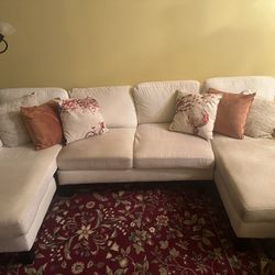White Comfy Couch 