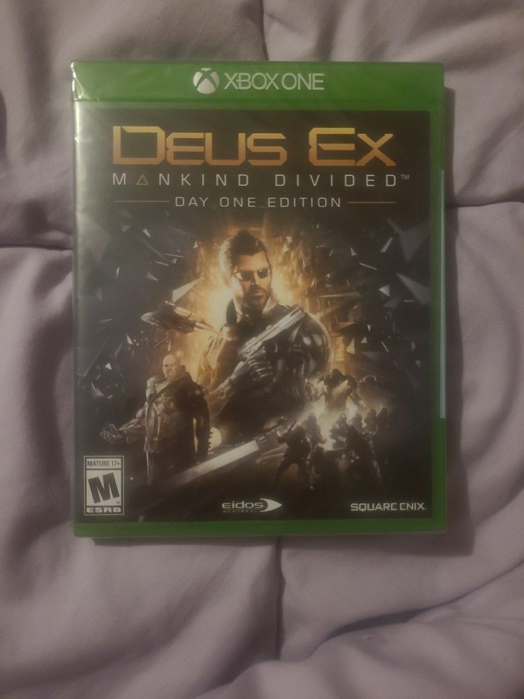 Xbox One Deux Ex Mankind Divided Day One Edition  Brand New