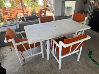 PVC Outdoor Table and Chairs