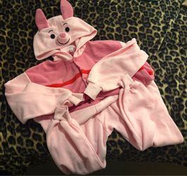 Piglet from Disney Winnie the Pooh Adult Medium Halloween Costume Onesie