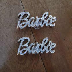 Lot Of 2 Metal Barbie Shoe Charms 