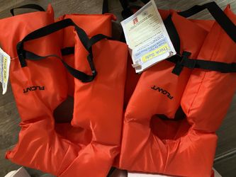 Brand new boat life jackets