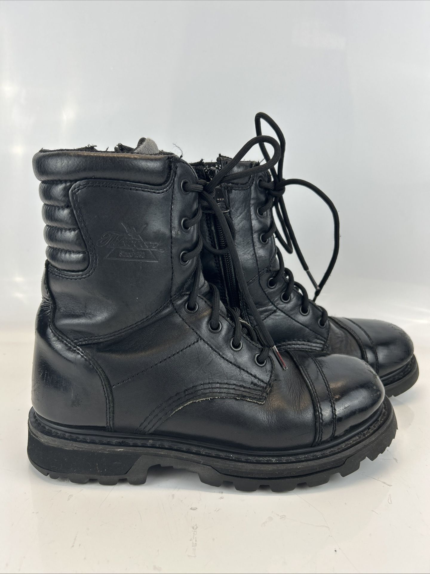Thorogood (contact info removed) 8" Tactical Jump Boots Black Men’s 6.5M – Good Condition