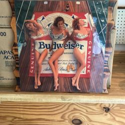 Antique Budweiser Sign