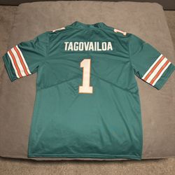 Throwback Miami Dolphins Tua Jersey