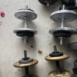 30 Lb Set Of Dumbells