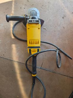 Dewalt 7" grinder