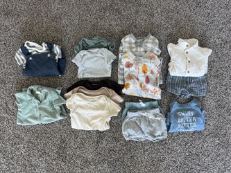 Organic Cotton Baby Clothes Bundle 3-6 Months