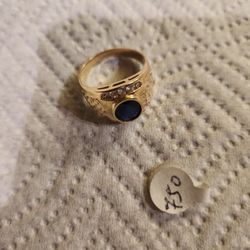 Anillo  De Hombre  14 K 