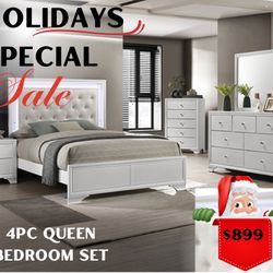 4 Pc Queen Bedroom Set 