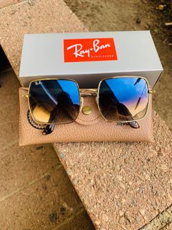 1971 Square NEW RayBan Sunglasses original Ray Ban