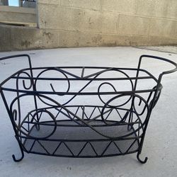 Metal Silverware Holder