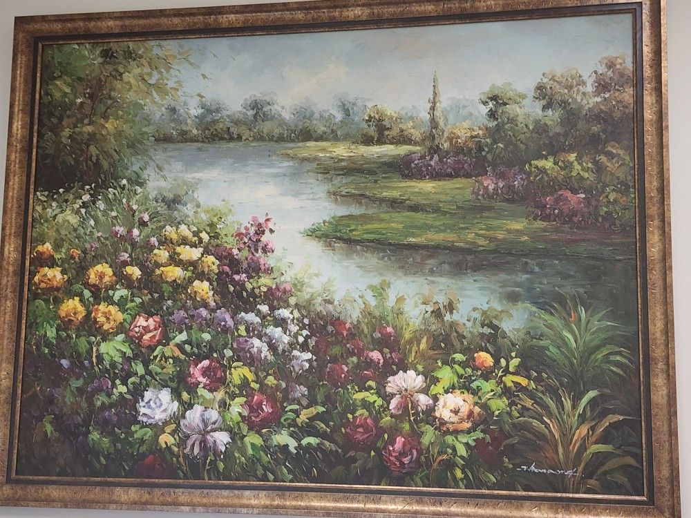 Landscape And Floral Painting 