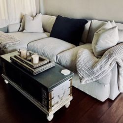 Grand Down Couch with Chaise