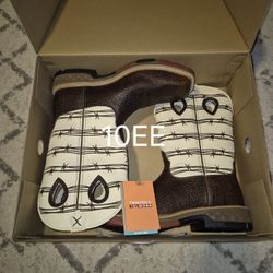 TWISTED X CELL STRETCH CONFORT SQUARE STEEL TOE PULL-UP BOOTS 