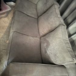 3 Seat Couch — Dark GREY — $300 OBO — PICK UP ONLY
