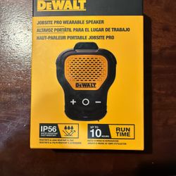Dewalt Jobsite Pro Wearable Speaker