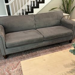 Gray Pier 1 Couch And Chair Set Sofa Love Seat