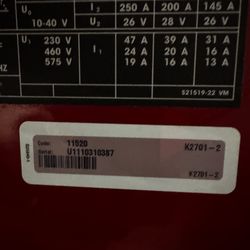 2 Industrial Grade Lincoln 255xt MiG Welder