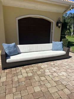 Restoration Hardware Outdoor Patio Sofa