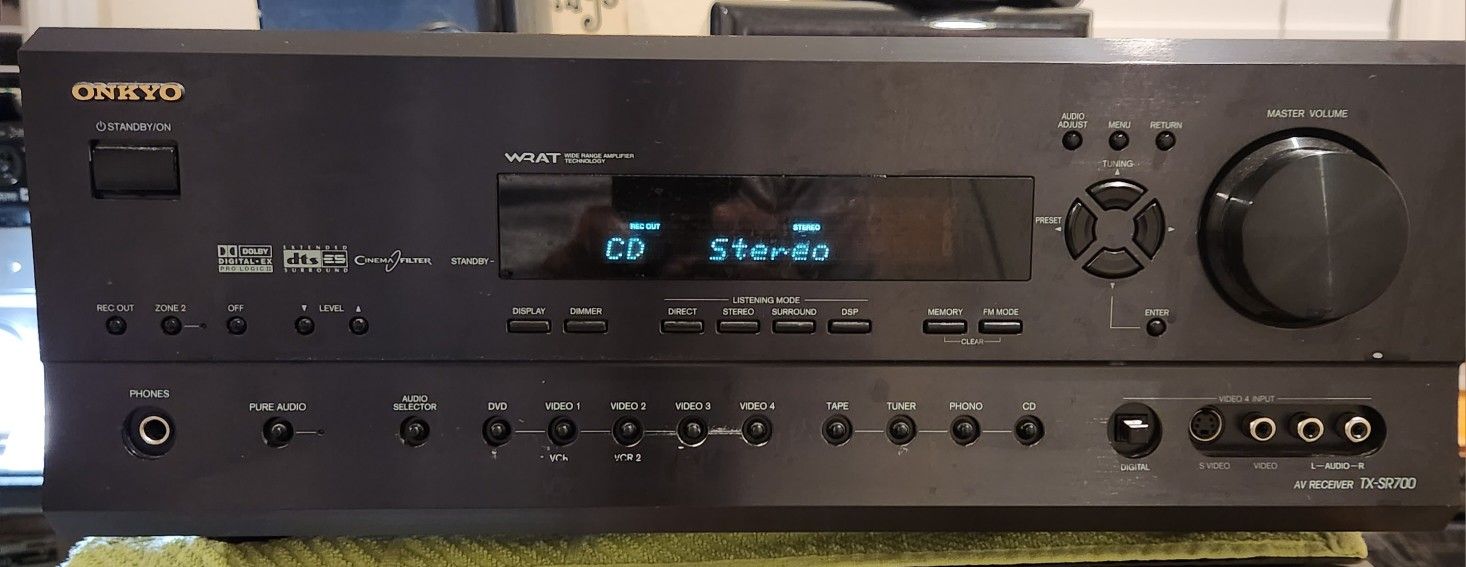 Onkyo TX-SR700 6.1-Channel Audio/Video Receiver