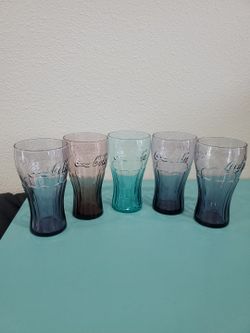 Vtg McDonalds Coke Cola Glasses
