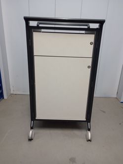 Storage cabinet with casters $ 80